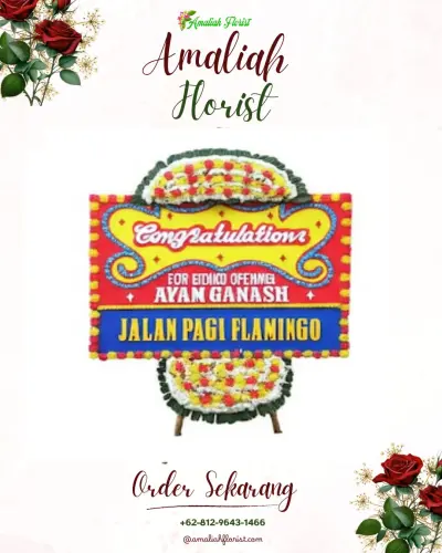 Bunga Papan Congratulation di Kayubihi